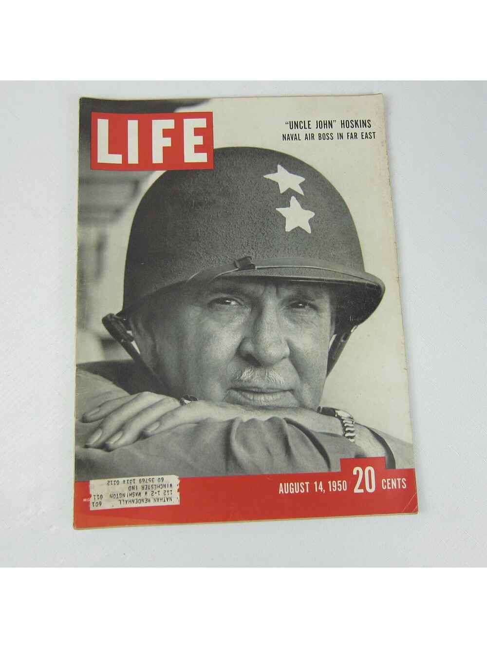 LIFE Magazine August 1950 Peg-Leg Admiral John Hoskins, Korean War, Marie Wilson